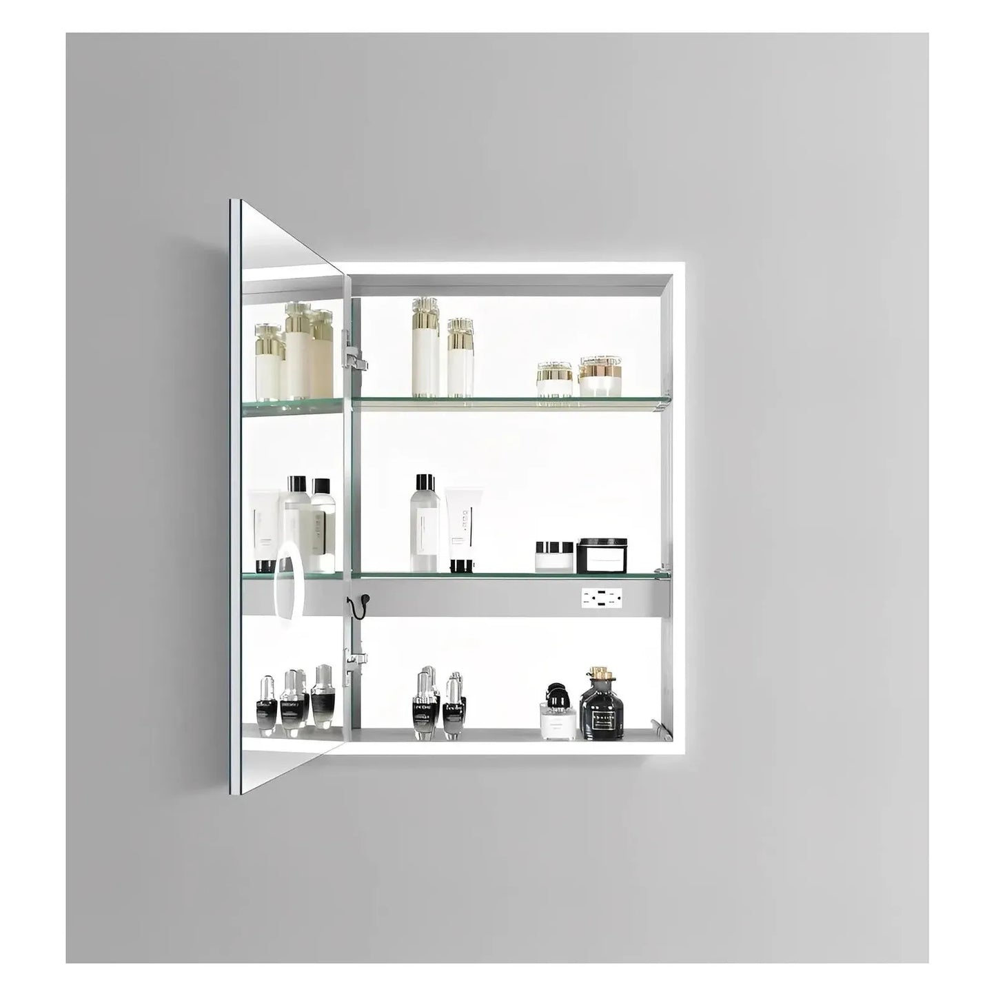 SYRENE LED ILLUMINATED CABINET VANITY RECTANGLE MIRROR - 32 x 24