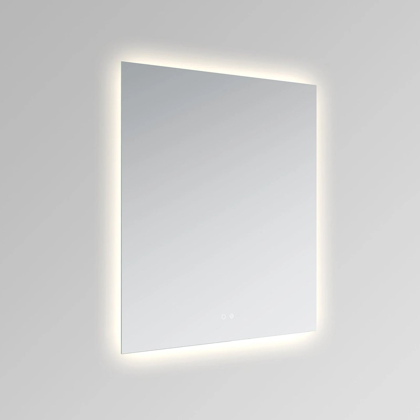 LUXOR LED VANITY SQUARE MIRROR - ADJUSTABLE TEMP. & BRIGHTNESS - 36 x 42