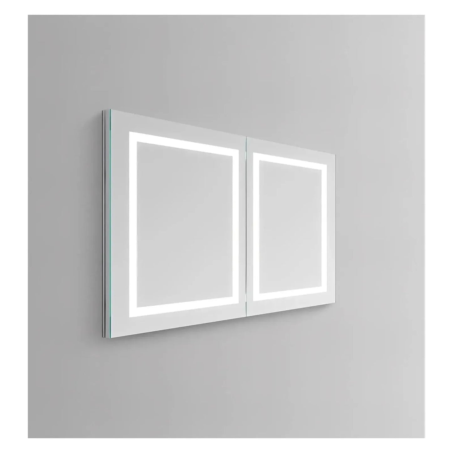 SYRMA LED ILLUMINATED CABINET VANITY RECTANGLE MIRROR - 32 x 48