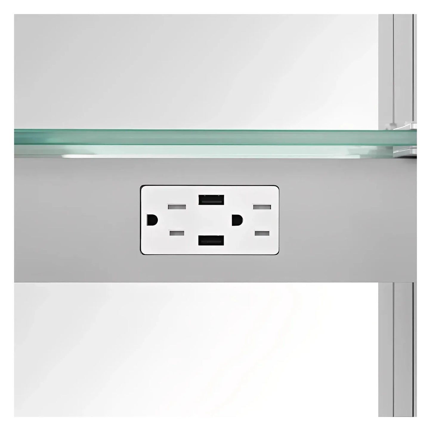 ELARA I CONDUCTIVE HINGE-POWERED LED VANITY CABINET MIRROR - 32 x 24 - Sold as 1