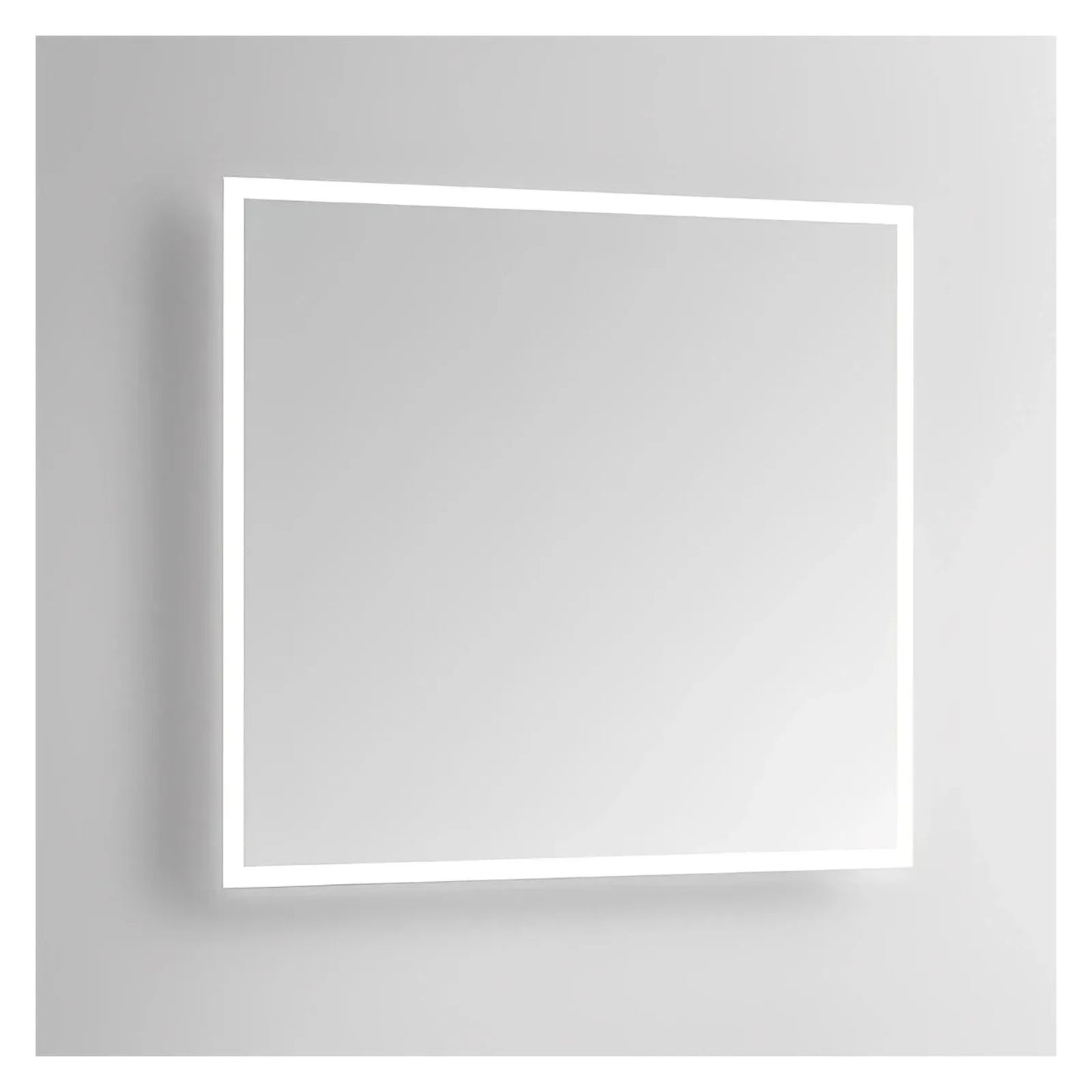 ZEPHYRA LED LIGHTED BATHROOM VANITY RECTANGLE MIRROR - 40 x 40