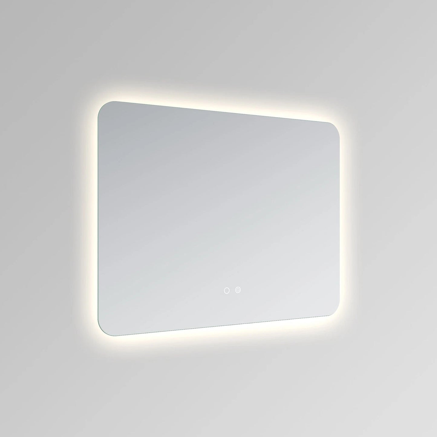 LUXOR ROUNDED CORNERS LED VANITY MIRROR - ADJUSTABLE TEMP. & BRIGHTNESS -32 x 24