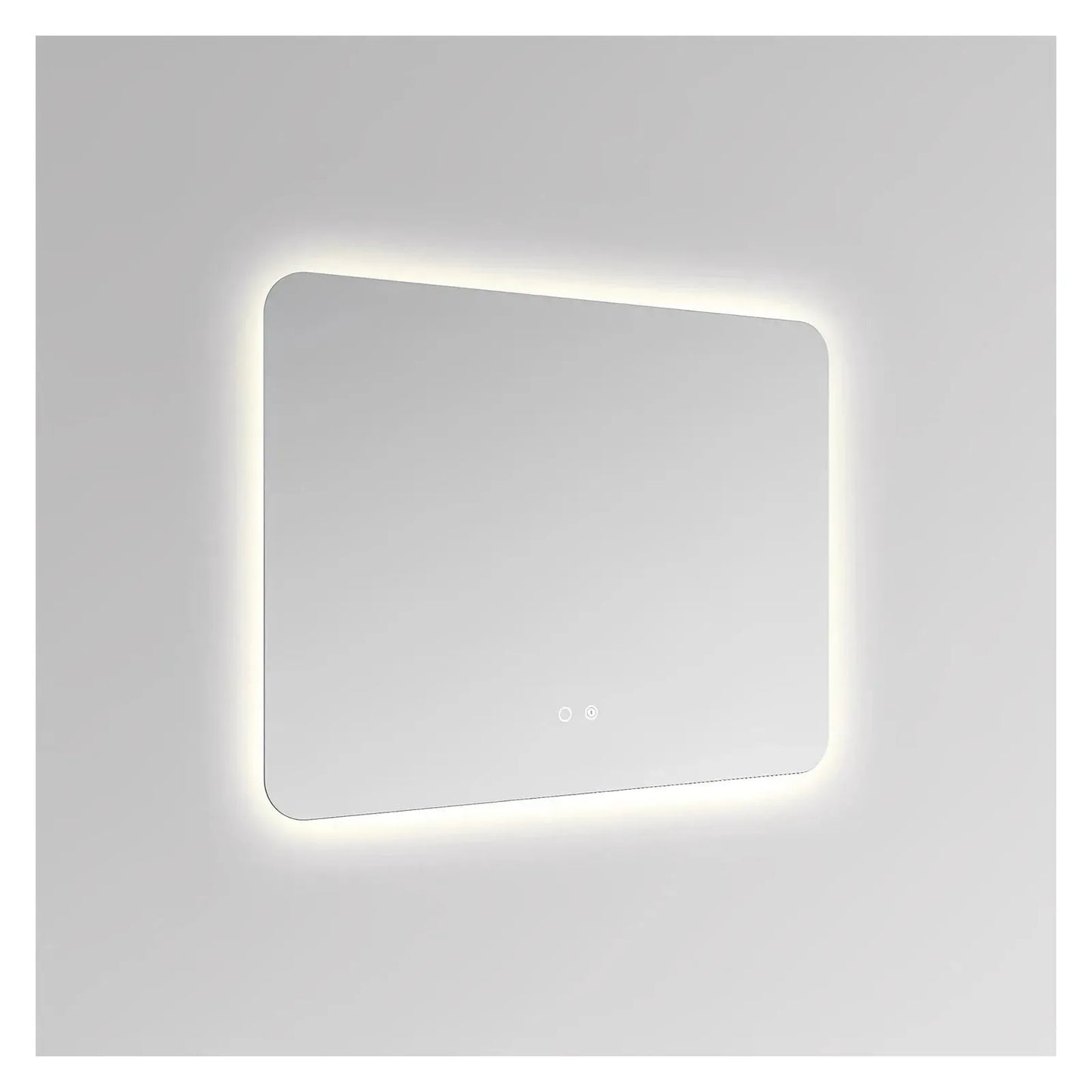LUXOR ROUNDED CORNERS LED VANITY MIRROR - ADJUSTABLE TEMP. & BRIGHTNESS -32 x 24