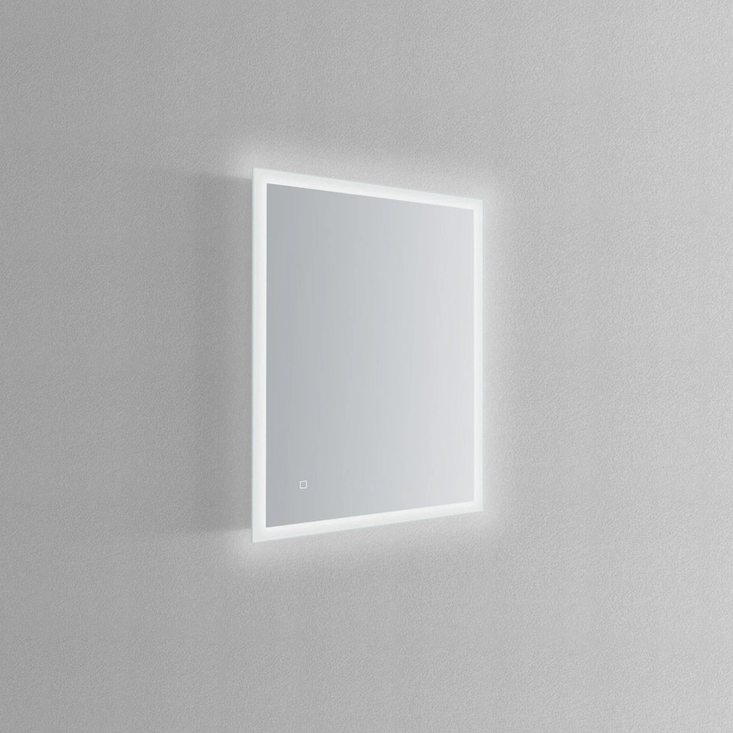 SYLVA LED LIGHTED BATHROOM VANITY SQUARE MIRROR - 36 x 27