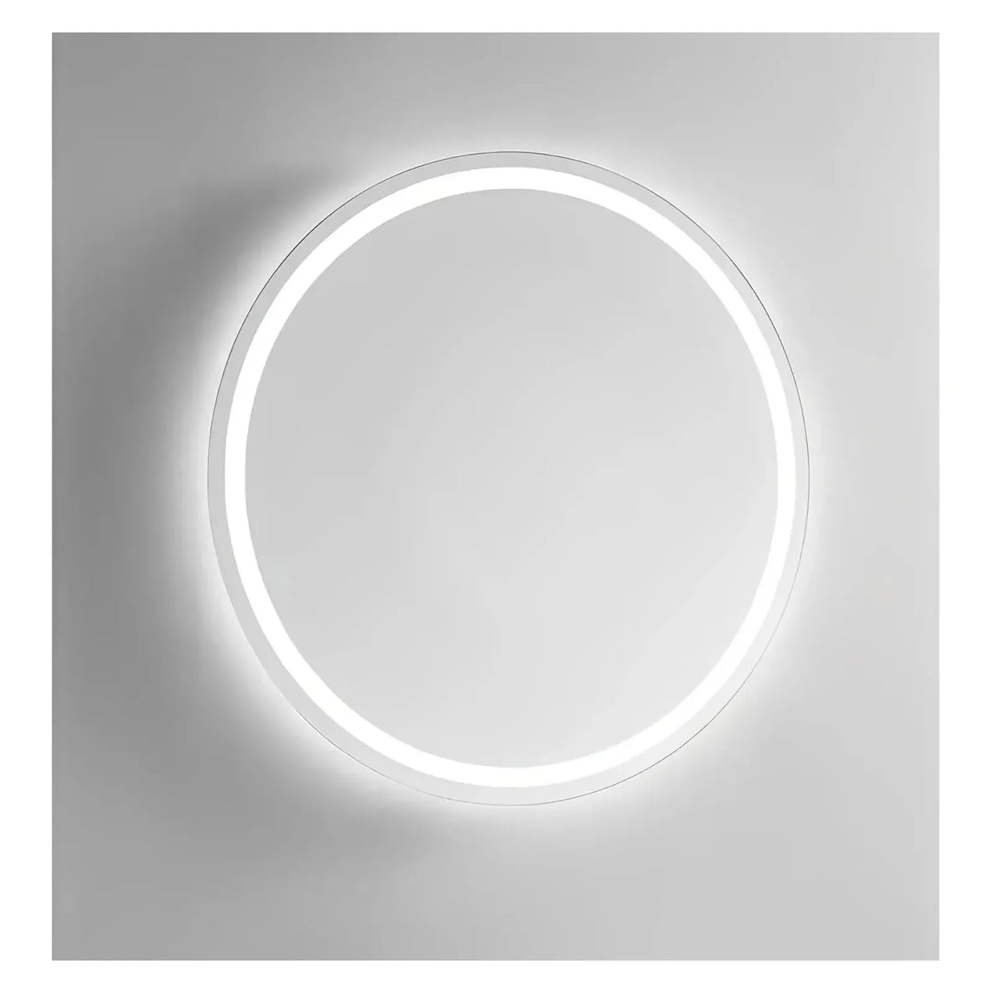 ASTRA LED LIGHTED BATHROOM VANITY ROUND MIRROR - 60 x 60