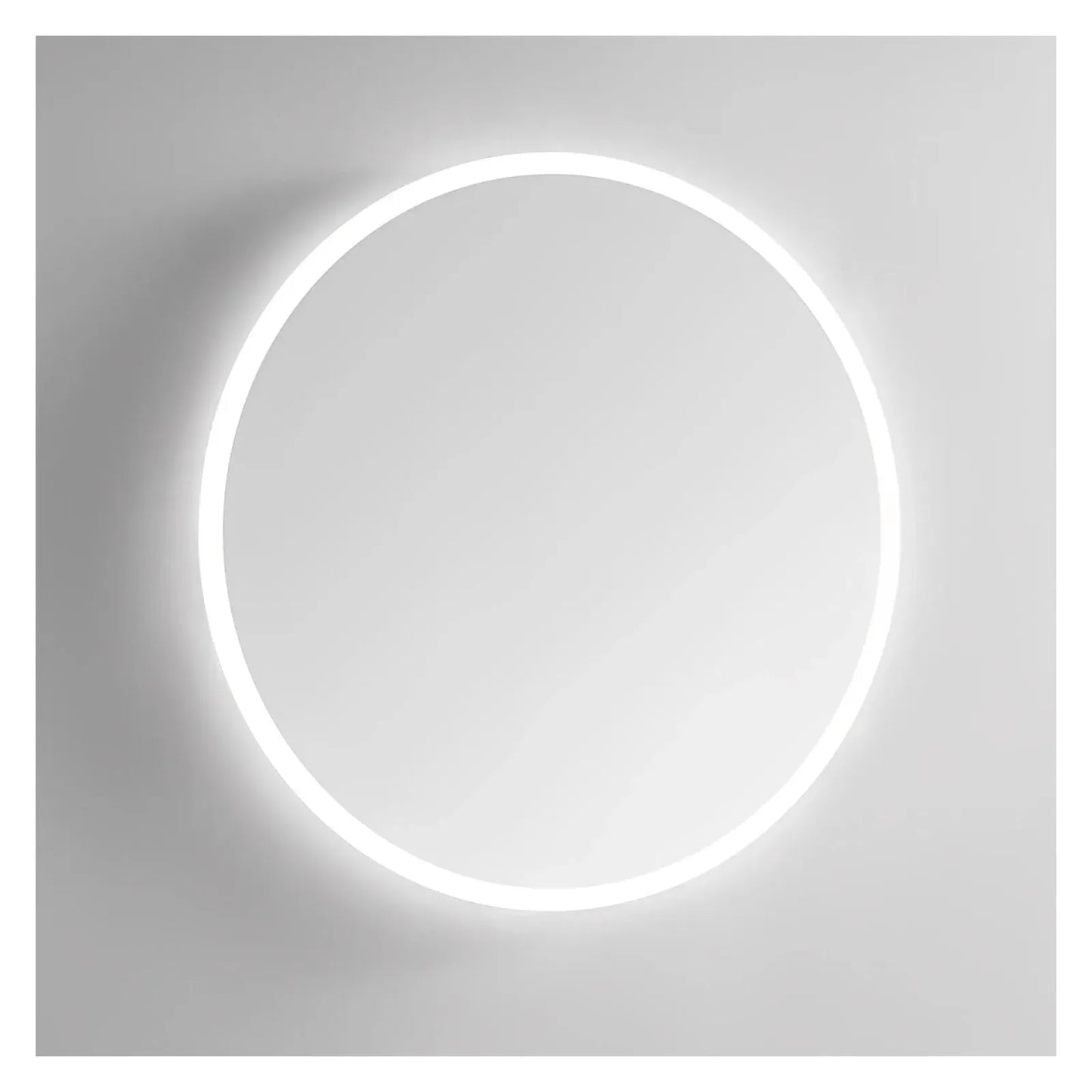 DIAFOTIZO LED LIGHTED BATHROOM VANITY ROUND MIRROR - 40 x 40