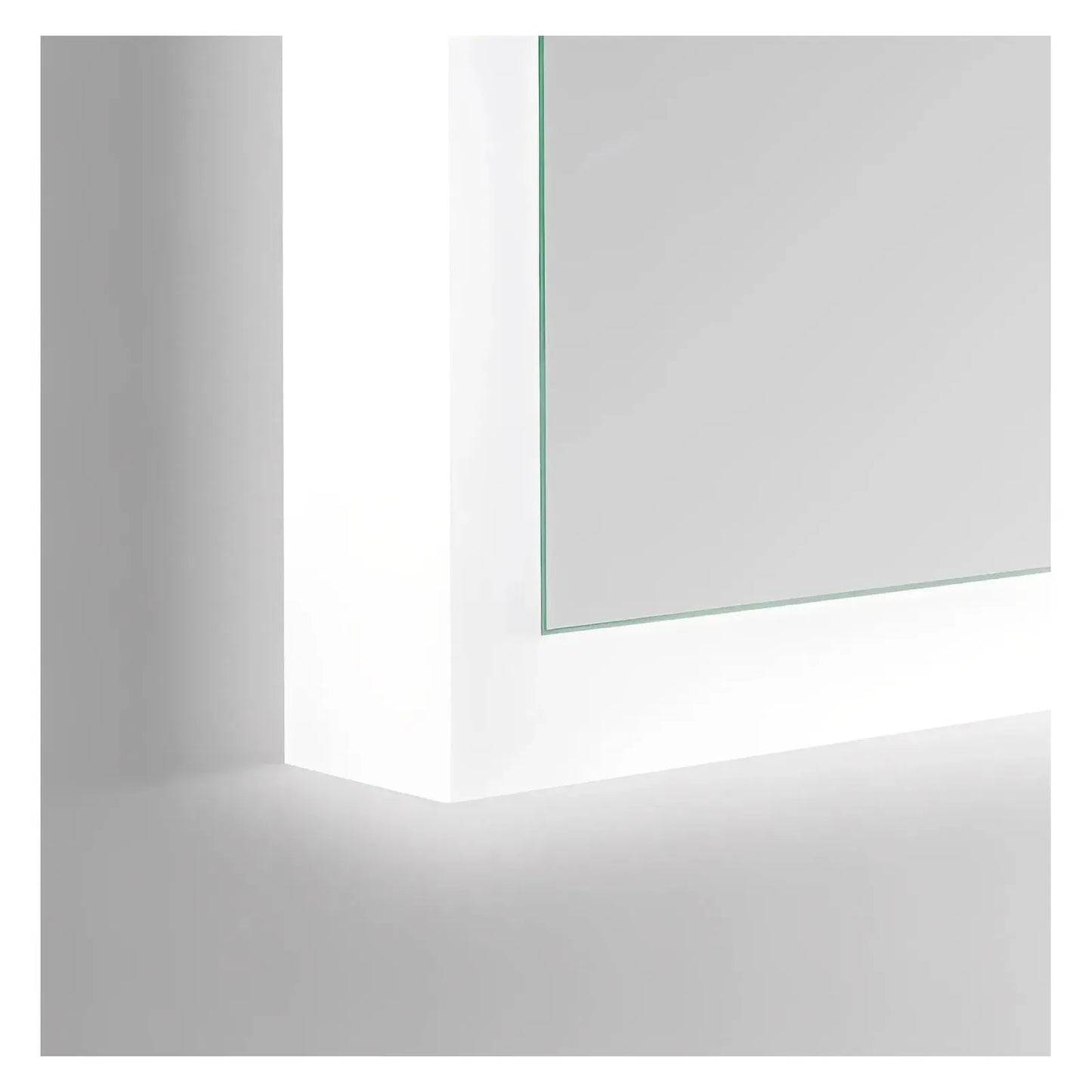 LYRA LED ILLUMINATED VANITY SQUARE MIRROR - 32 x 24 - (Sold as 1)