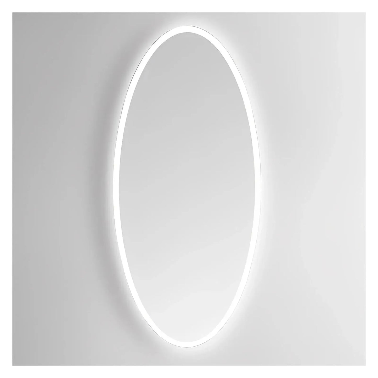 NEBULA OVAL LED LIGHTED BATHROOM VANITY OVAL MIRROR - 70 x 32