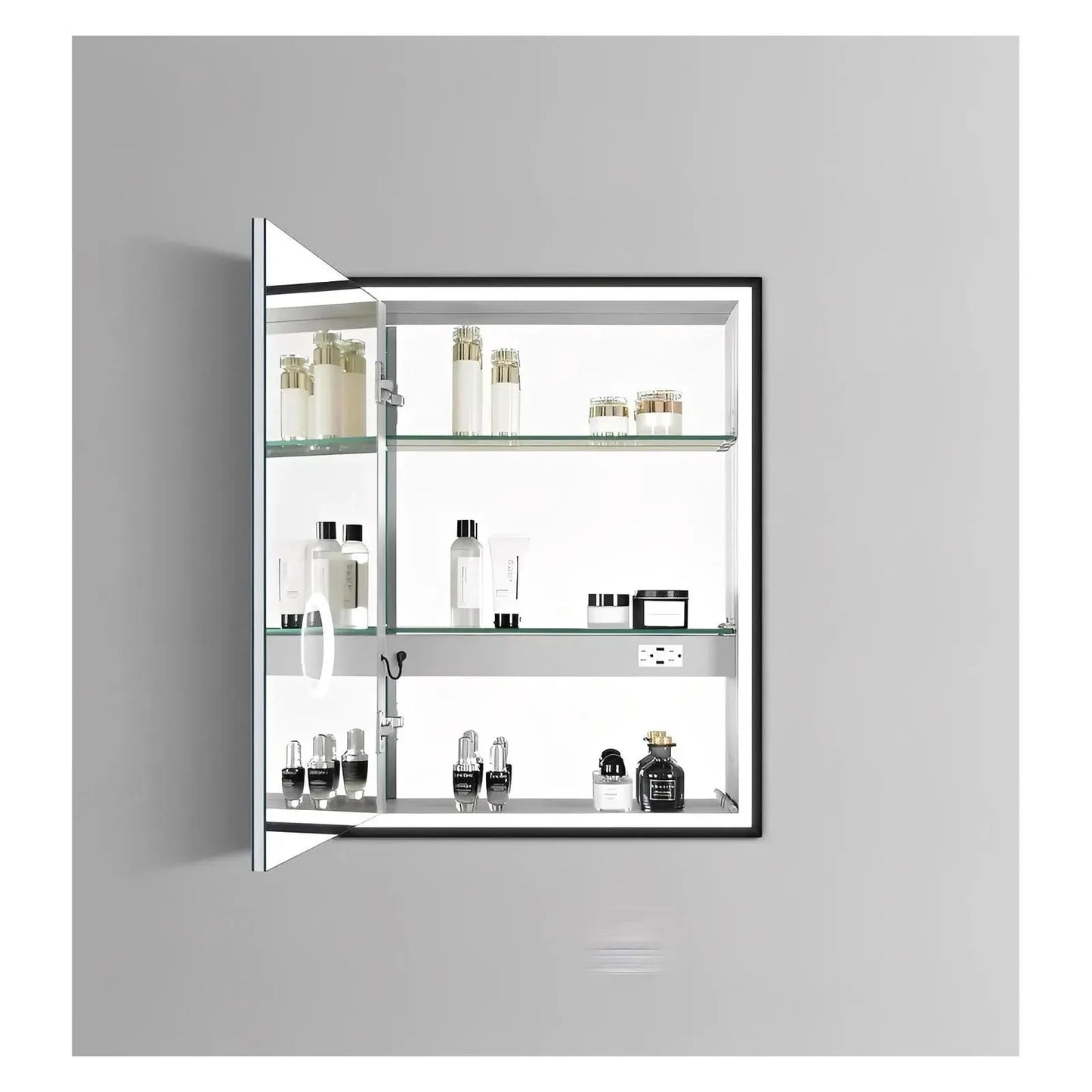 SYRENE LED ILLUMINATED CABINET VANITY RECTANGLE MIRROR - 32 x 24