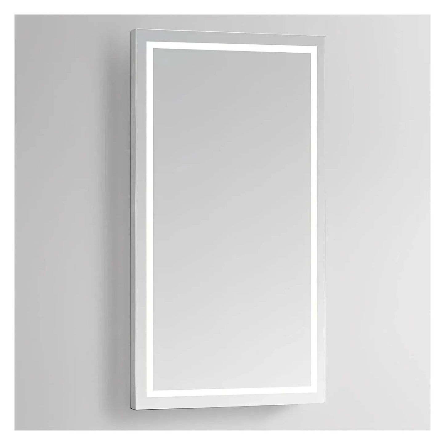 ZEPHYR LED LIGHTED BATHROOM VANITY RECTANGLE MIRROR - 60 x 28