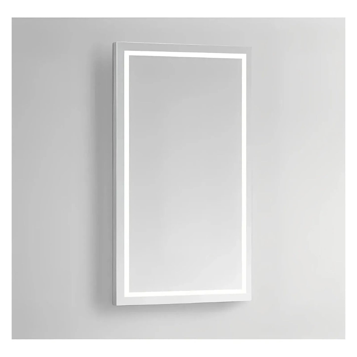 ZEPHYR LED LIGHTED BATHROOM VANITY RECTANGLE MIRROR - 48 x 24