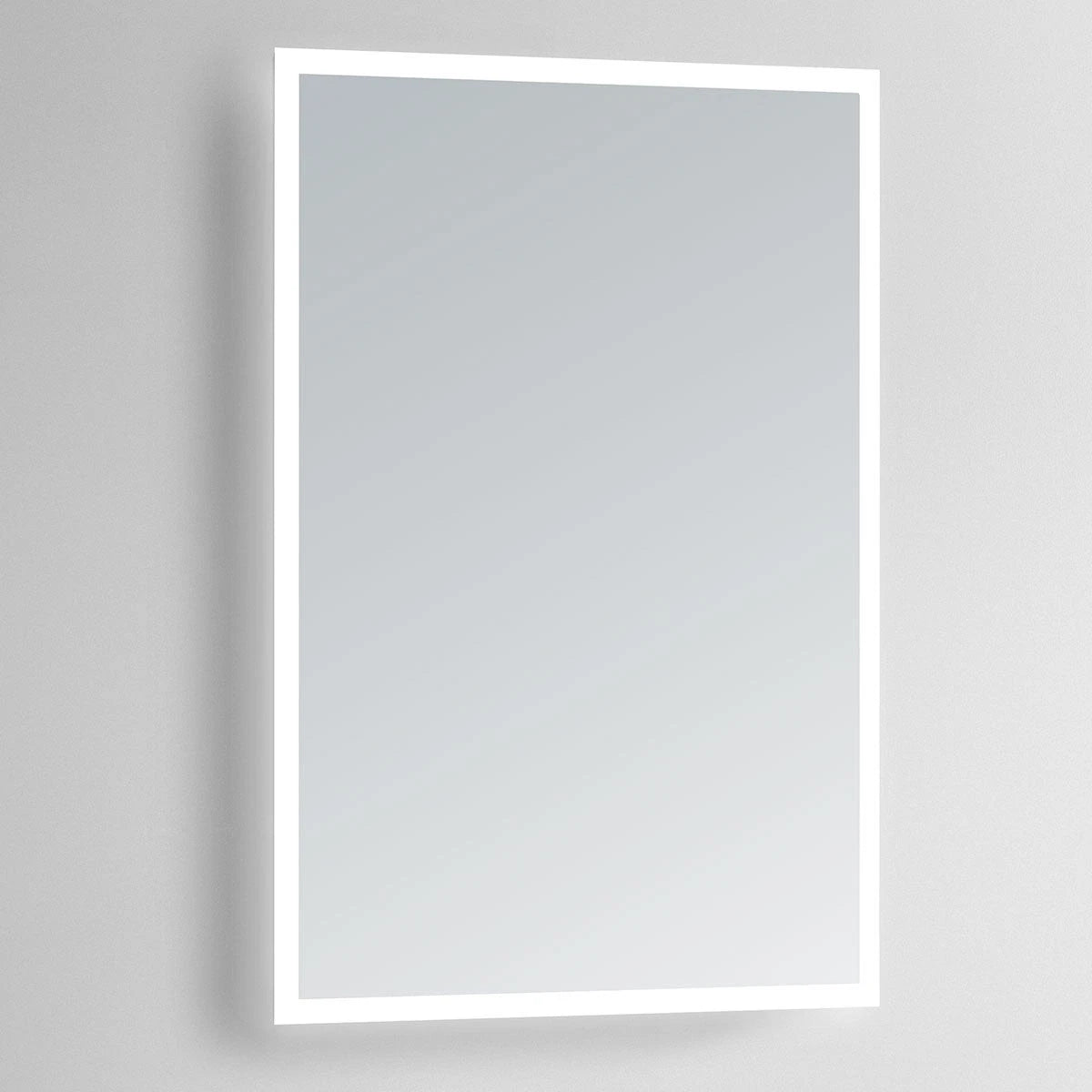 ZEPHYRA LED LIGHTED BATHROOM VANITY RECTANGLE MIRROR - 55 x 36