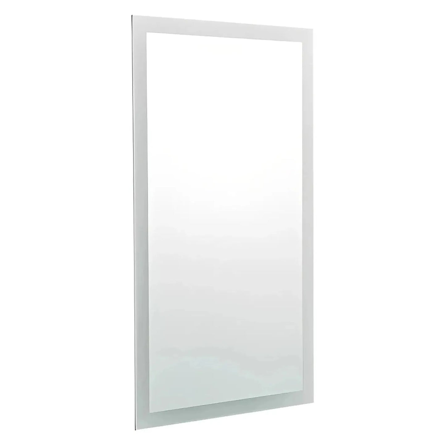 SYLVA LED LIGHTED BATHROOM VANITY SQUARE MIRROR - 36 x 20
