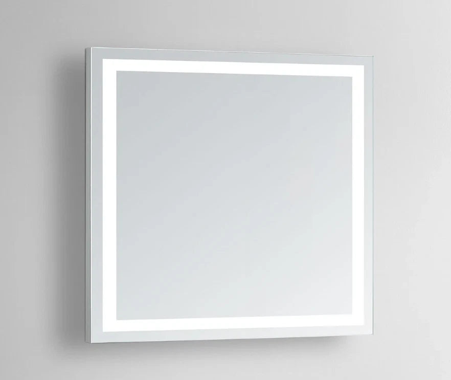 ZEPHYR LED LIGHTED BATHROOM VANITY RECTANGLE MIRROR - 36 x 36
