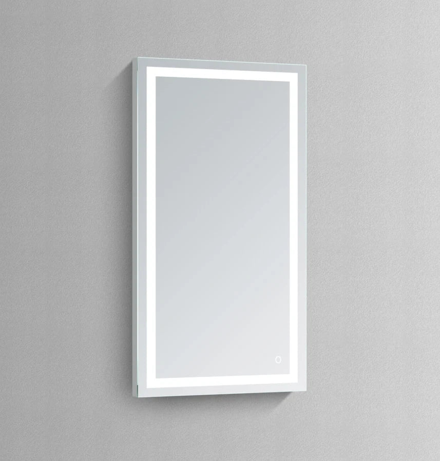 XANTHE LED ILLUMINATED VANITY MIRROR - 60 x 28 - ADJUSTABLE COLOR & TEMPERATURE