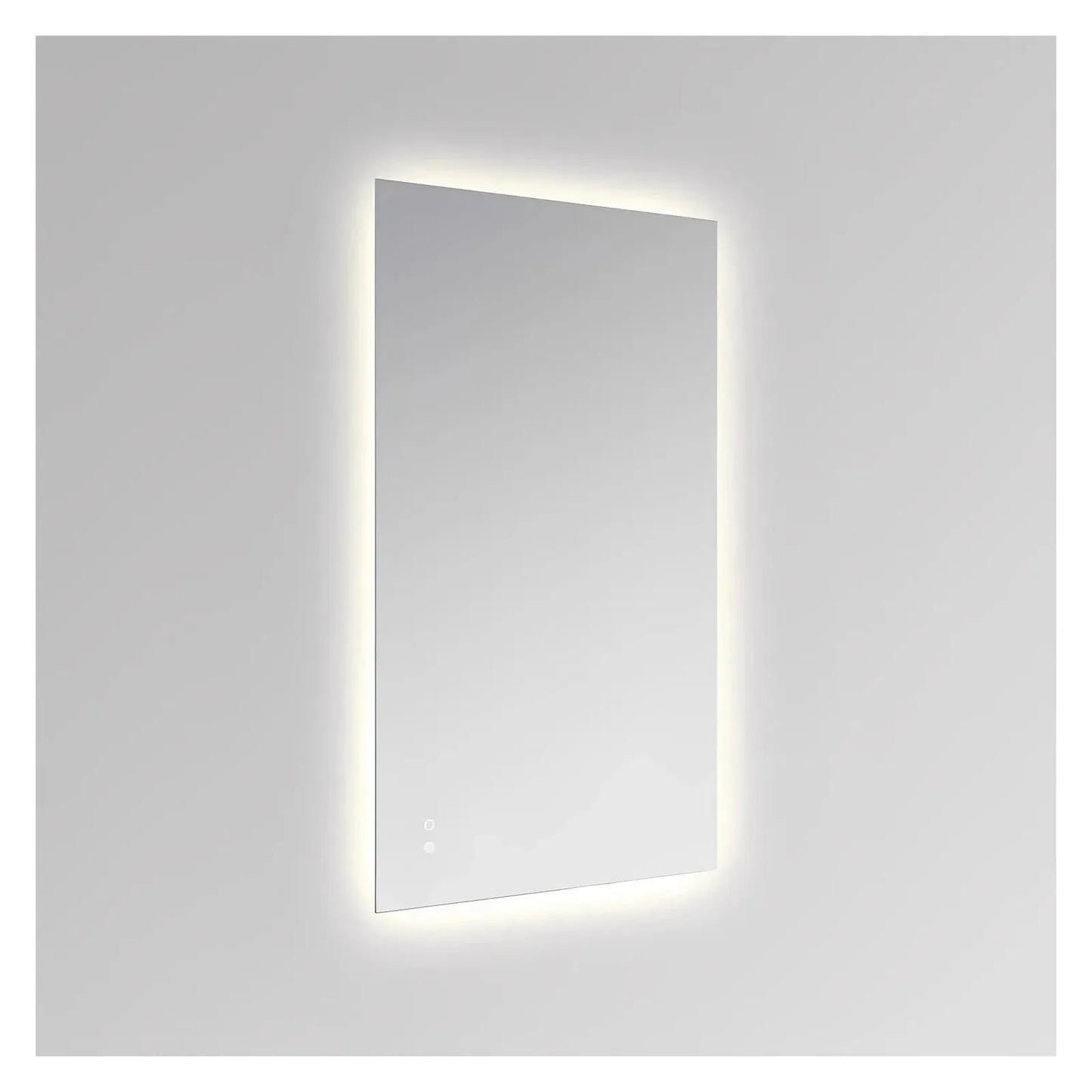 LUXOR LED VANITY SQUARE MIRROR - ADJUSTABLE TEMP. & BRIGHTNESS - 48 x 28