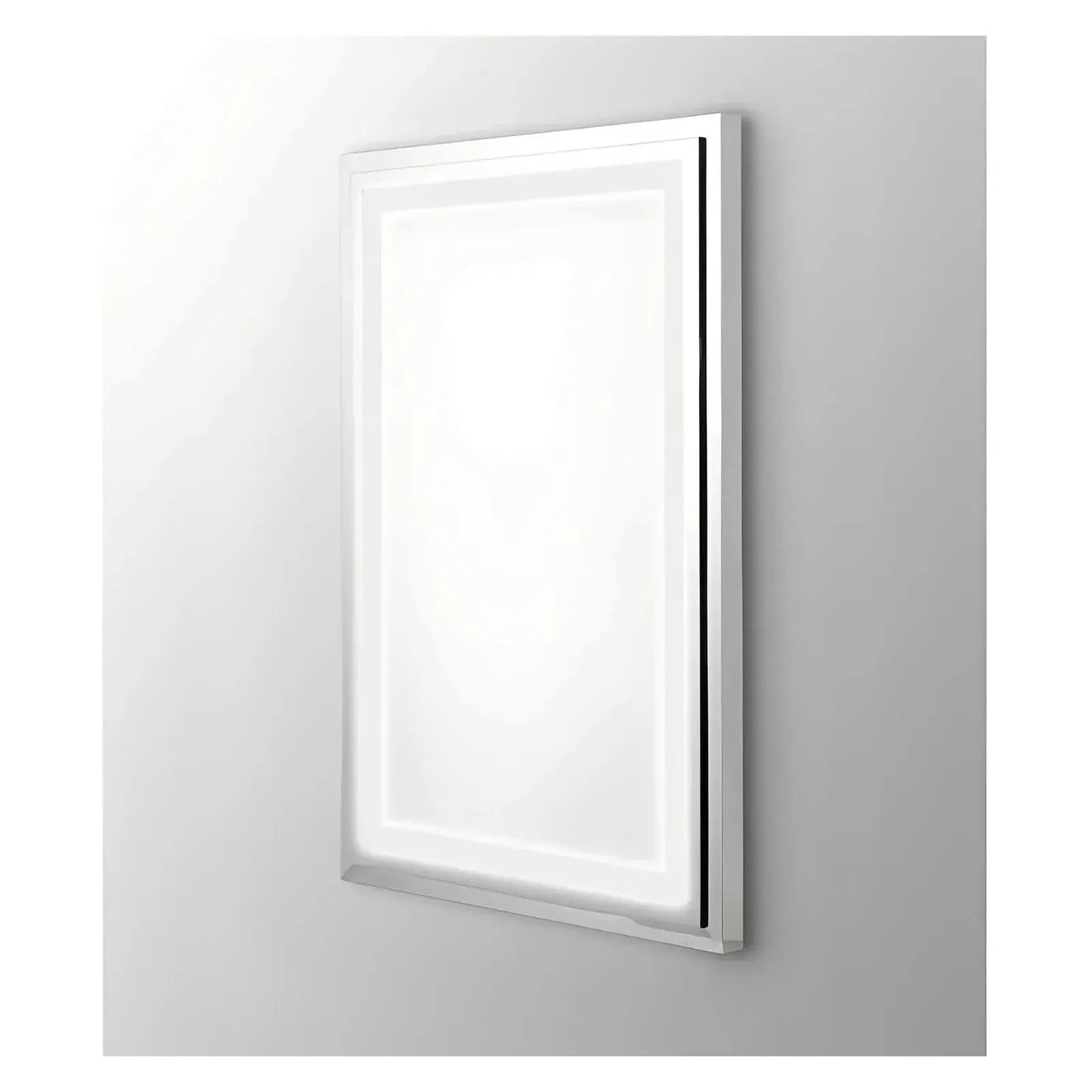 THETA LED LIGHTED BATHROOM VANITY SQUARE MIRROR - 36 x 24