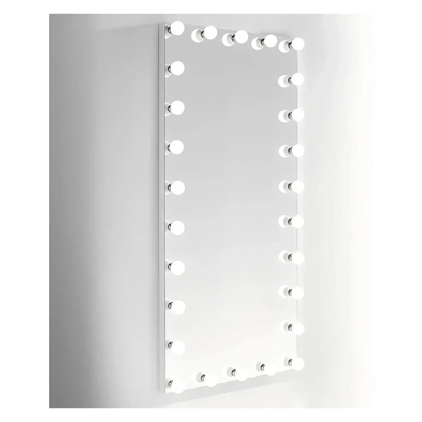 MIRA LED LIGHTED HOLLYWOOD VANITY RECTANGLE MIRROR - CAN BE WALL MOUNTED - 85x40