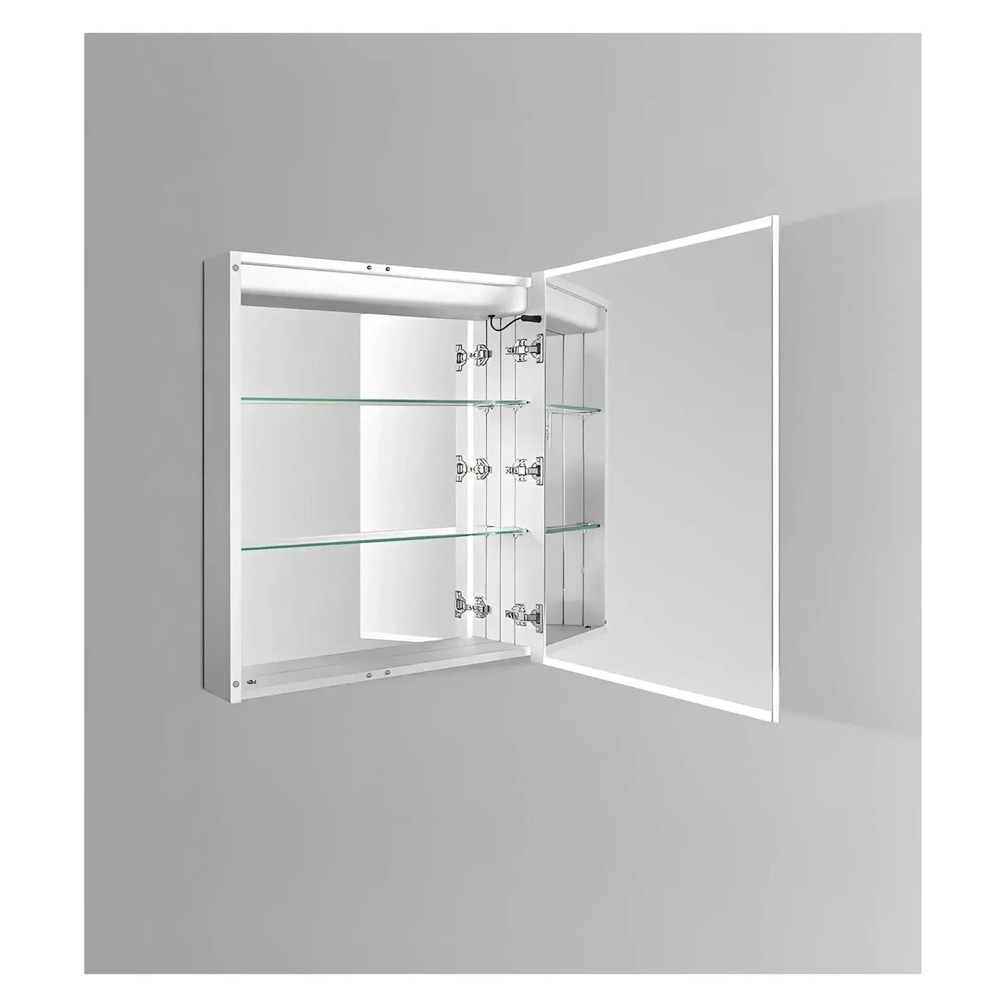 LYLA I LED LIGHTED BATHROOM CABINET VANITY MIRROR - Right Side