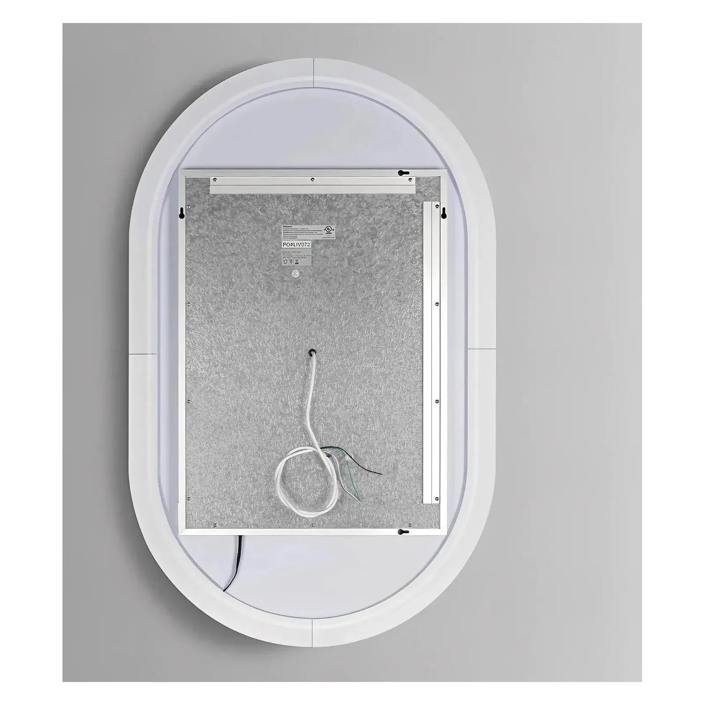 VEGA PILL LED ILLUMINATED OVAL MIRROR