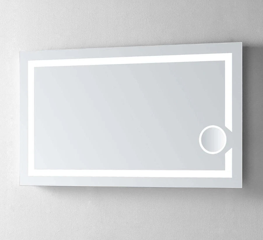 LYDEN LED LIGHTED BATHROOM VANITY MIRROR - RECTANGLE - 28 x 48