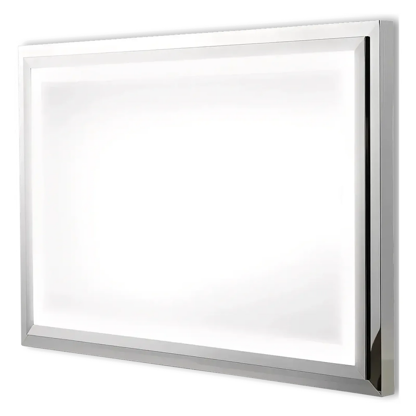 THETA LED LIGHTED BATHROOM VANITY SQUARE MIRROR - 48 x 28