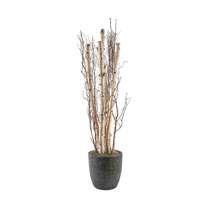 Artificial Birch Pole and Birch Branches 7ft (Pack of 2)