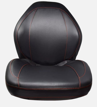 UTV Seats for Yamaha Rhino 450 660 700; YXR450, YXR660, YXR700; replaces part number 5UG-F4710-00-00; Black Vinyl; includes 2 seats; (If the Bolt-Holes Don't Align, Drilling is Required); 310000BK(x2)