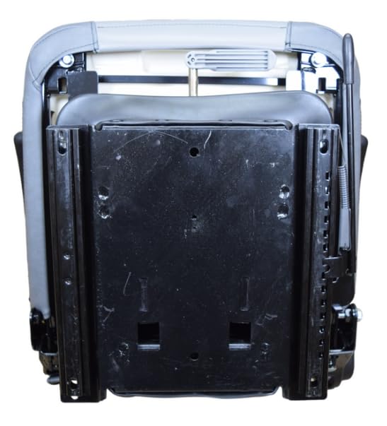 Skid Steer Seat w/ Suspension & Armrests; OEM Style Gray; Compatible with Case 40XT, 60XT, 70XT, 75XT, 85XT, 90XT, 95XT, 410, 420, 420CT, 430, 435, 440, 440CT, 445, 445CT, 450, 450CT; SU-201111DGLG-C1