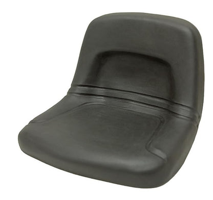 Zero Turn Mower Seat; Replacement Seat for Tractor's, UTV's, etc.; Black; 14" H x 19" W x 18" D; multiple bolt-hole configurations; Replacement Seat for Tractor's, UTV's, etc.; PVC Cover; SU-155000BK