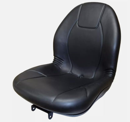 Tractor Seat with Flip-up Hinge Bracket; Replaces Kubota Numbers: TA040-11800, TA040-11804, TA040-18430, TA040-48510; 149000BK+901006-B