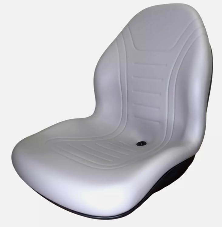 Utility Vehicle Seat Compatible with UTVs: Cub Cadet Volunteer, John Deere Gator, Kawasaki Teryx Utility Vehicles (2008-2013), and Yamaha 450, 660, 700; Gray High Back; 320000GR-M3