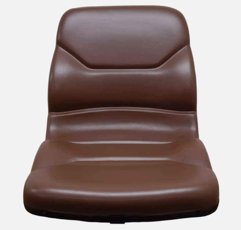 Brown Lawn Mower Seat Compatible with SCAG Models; Please Check Your Bolt-Hole Patterns