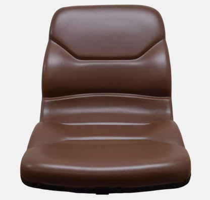 Brown Lawn Mower Seat Compatible with SCAG Models; Please Check Your Bolt-Hole Patterns