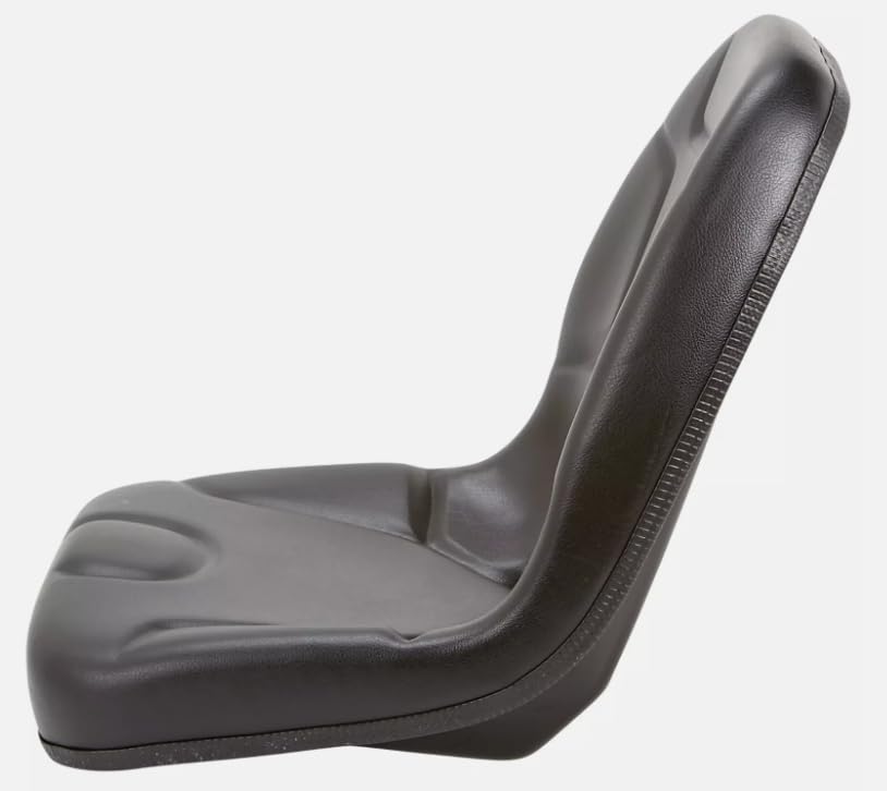 High Back Compact Tractor Seat; Compatible with Kumiai ST2020; Mahindra 2810, 3510, 4110; Rhino 344, 3125; Satoh: Beaver, Beaver3/Buck S650G, ST1820, ST1840, ST2020; 530000BK-M1