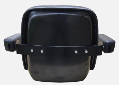 Replacement Lawn Mower Seat with Arm Rests | Black Zero Turn Mower Seat Compatible with Walker, AGCO, Cub Cadet, etc