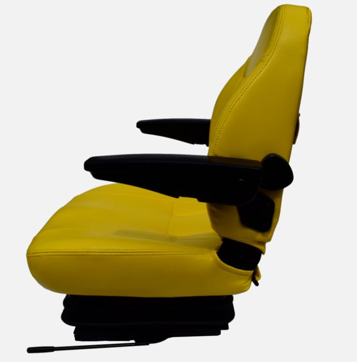 Replacement Seat with Suspension for Lawn Mowers; Compatible with Gravely RapidXZ Series, 152Z, 252Z, 260Z, PM148i, PM160i, PM1252i, PM252HXDZ; 440002YE+J21-SP1