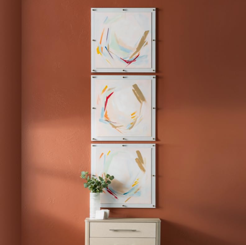 Liveliness Wall Art made of acrylic; 30 x 1.6 x 30 (in)