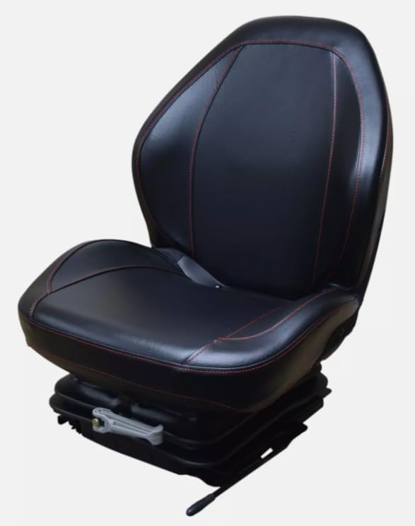 Lawn Mower and Skid Steer Seat with Suspension and Slides Compatible with John Deere, Bobcat, Caterpillar, JCB, Case, and more: Please check your bolt-hole patterns to ensure a proper fit
