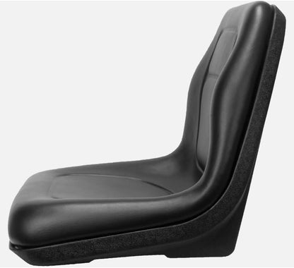 Utility Vehicle Seat Compatible with Bobcat UTVs: 2200 (SN 235211001 and A5KR11001 & Above), 2200D;
Replaces Bobcat Numbers: 102707301CC, 103267001CC; 18.9 inches high; Black Vinyl; 143000BK