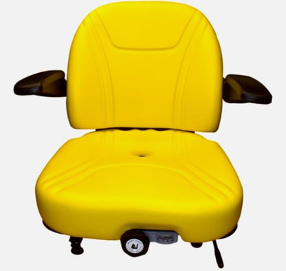 Lawn Mower & Zero Turn Mower Seat with Suspension Compatible with John Deere 318, 727A, 997 Z-Trak, 1420, 1435, 1445, 1545, 1550, 1565, 1570, 1575, 1580, F725, X595, Z820A, Z840A; 315111YE-JD10