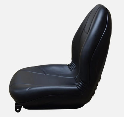 Tractor Seat with Flip-up Hinge Bracket; Compatible with Kubota Tractor Series: B1700, B2100, B2400, L2500, L2600, L2900, L3000, L3300, L35, L3600, & L4200; 149000BK+901006-A