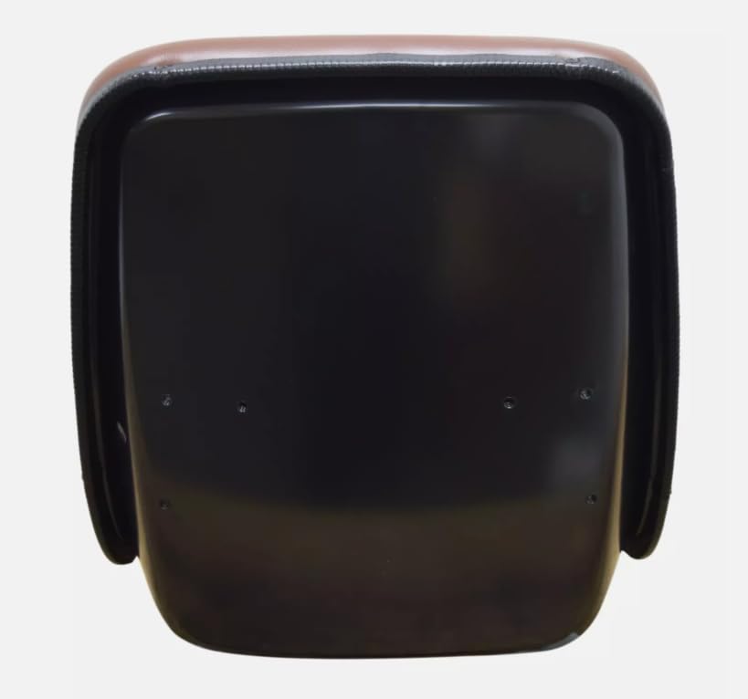 Replacement Seat for Wheel Tractors and Skip Loaders Compatible with Case 570L XT, 480B, 580, 580B, and more; Please check your bolt-hole pattern; Brown; includes slides for comfort