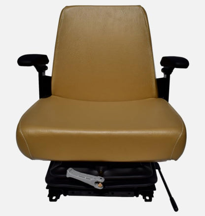 Replacement Suspension Seat for Skid Steers; Compatible with Gehl 3640E, 3935, 4240, 4240E, 4625, 4640, 4640E, 4640T, 4840E, 5240E, 5625SL, 5635SX, 5635SXT; Brown; 311111BR