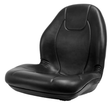 Zero Turn Mower Seat; Replacement Seat for Tractor's, UTV's, etc.; Waterproof; 21" H x 18.75" W x 23" D; Black; Multiple Bolt-Hole Configurations; Drilling May Be Required; 149000BK