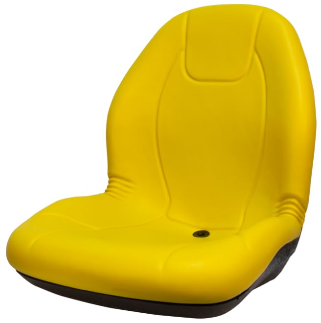 UTV Replacement Seats; (2 Seats); Compatible with Cub Cadet Volunteer, John Deere Gator, Kawasaki Teryx (08-2013), and Yamaha 450, 660, & 700; Yellow; blow-molded industrial shell; SU-149000YE-M3(x2)