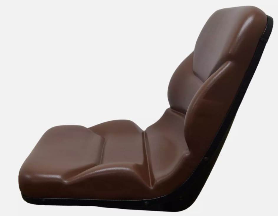 Brown Lawn Mower Seat Compatible with SCAG Models; Please Check Your Bolt-Hole Patterns