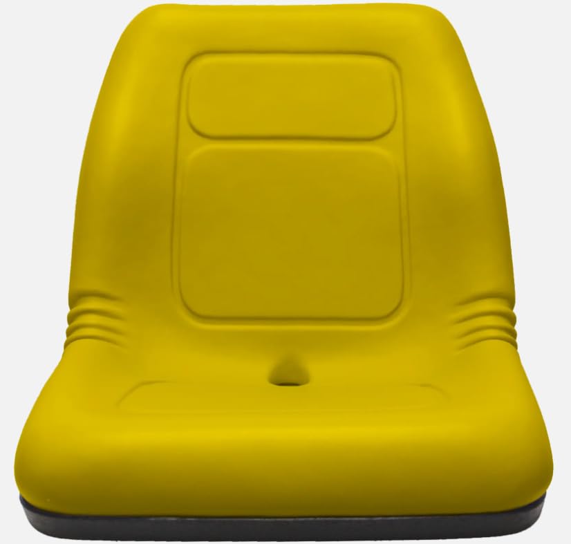 Gator Seat Compatible with John Deere Gator 4x2: SN19951 & Up; Gator 6x4: SN 20789 & Up; Gator Diesel: Serial No. 2298 & Up; 18.9" H; Yellow; 143000YE