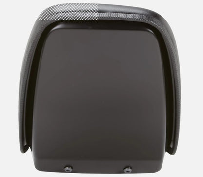 High Back Compact Tractor Seat; Compatible with Mitsubishi, Rhino, Satoh White, Kubota, Kumiai, Mahindra, Massey Ferguson, & Yanmar - Includes Flip Bracket Kit