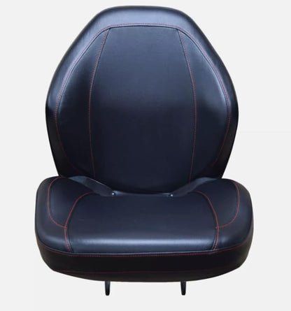 Tractor Seat with Flip-up Hinge Bracket; Replaces Kubota Numbers: TA040-11800, TA040-11804, TA040-18430, TA040-48510; 310000BK+901006-B